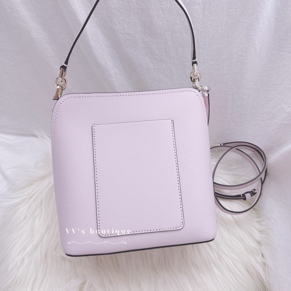 NWT Kate Spade Darcy Small Leather Bucket Bag Lilac Moon Purple WKR00439 RARE - Picture 5 of 9